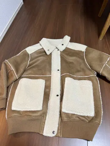 프릭스스토어 브라운 플리스 자켓 보아 자켓