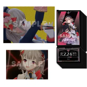 엘 24 니지산지 니지 페스티벌 overture 티켓 특전 데카 카드