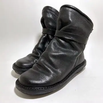 컨디션 최상 트리픈 봄 숏부츠 블랙 가죽 35 23cm
