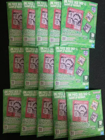 1번 복권 원피스 베이스 샵 4월 5월 6월 그룹 미개봉 14장 세트