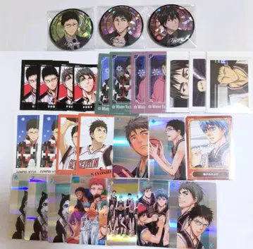 쿠로코의 농구 나카가이 카페 캔뱃지 카드류 세트 히나타 키요시 미토베