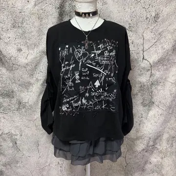 y2k 00s 네오 그런지 펑크 커팅 소매 턱 디자인 헤이세이