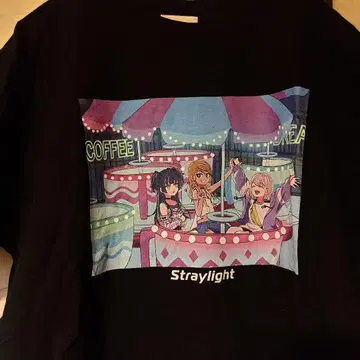 샤니마스 스트레이라이트 크리에이터 콜라보 T셔츠 XL