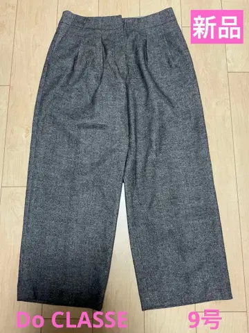 [새 상품*미사용] Do CLASSE 그레이 와이드 팬츠 (사이즈 9호)