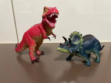 [피규어 월드 다이너소어] 티라노사우루스 & 트리케라톱스