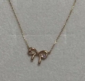 [ 10K ] 리본 목걸이