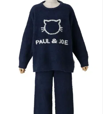 PAUL&JOE 폴죠 고양이 & 로고 풀오버 니트 셋업