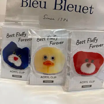 mojojojo 아크릴 클립 고양이 병아리 곰