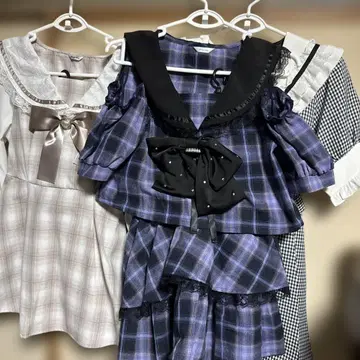 양산형 셋업 + 원피스 3벌 세트 M 사이즈