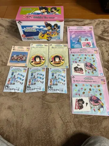 제일복권 드래곤볼 라스트 원상 손오반&비델 덤 9점