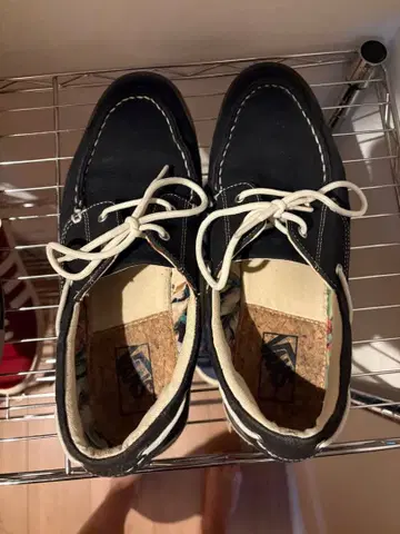 VANS 블랙 로퍼 스니커즈