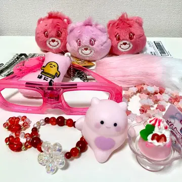 케어베어 빛나는 안경 시포 액세서리 핑크 완구 세트