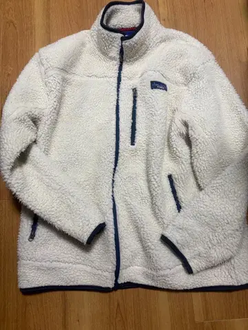 cosby 플리스 자켓 화이트