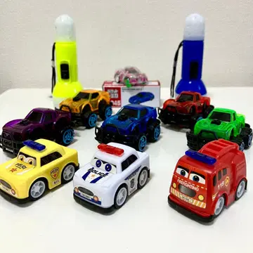 미니카 풀백카 경찰차 소방차 포켓 토미카세트 스타라이트