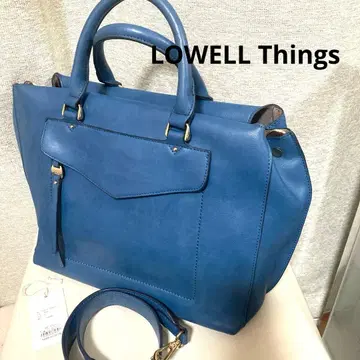 LOWELL Things/로웰싱스/엔벨로프 토트 블루