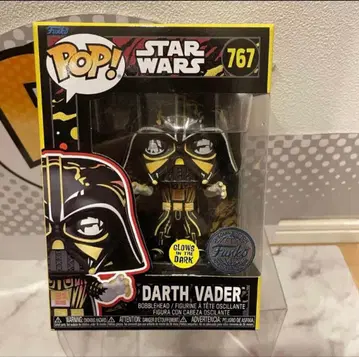 레어 FUNKO POP! 스타 워즈 다스 베이더 코믹판 축광 한정판