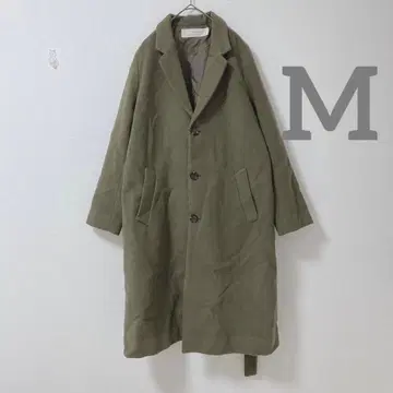 세포(cepo) 남성용 체스터 코트 아우터 롱 카키 M