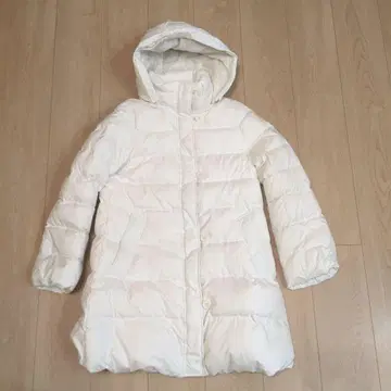 유니클로 다운 코트 M 화이트