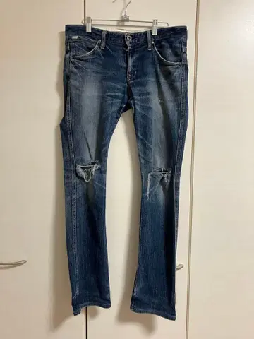 팩토텀 factotum 스키니 데미지 데님