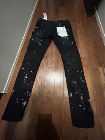 PURPLE 스키니 데님 29 블랙