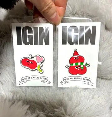 신상 IGIN 핀 배지 POPUP 크리스마스 BTS 진