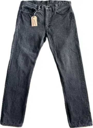 orSLOW 107 IVY FIT JEANS BLACK DENIM