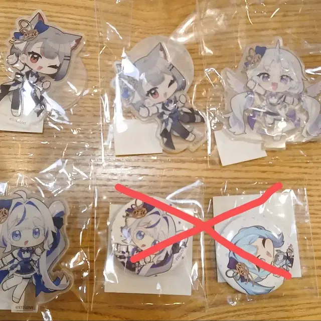 스텔라이브 스페카 미니 아크릴스탠드 린 유니 시로