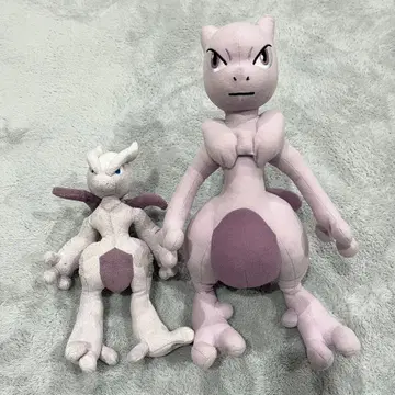 뮤츠 메가뮤츠X 봉제 인형 세트