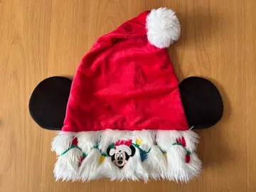 미키 귀 달린 산타 모자 크리스마스 팬 캡
