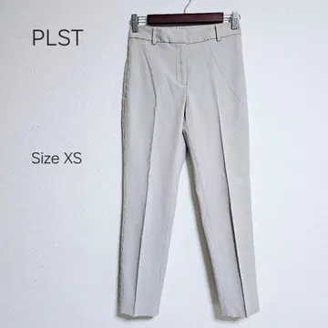새상품급 PLST 옅은 베이지 슬랙스 심플 사이즈 XS