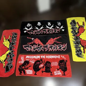 맥시멈 더 호르몬 머플러 타월 5장 세트