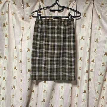 일본제 체크 무늬 스커트