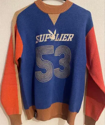 supplier Playboy 콜라보 Multi Crew Knit 니트