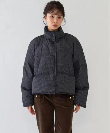 Bargiee check puffy down