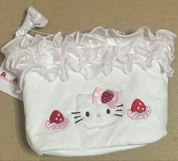 딸기 휘핑 케이크 디자인 시리즈 파우치 키티