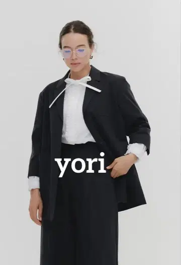 Yori 오버라이트 테일러 자켓