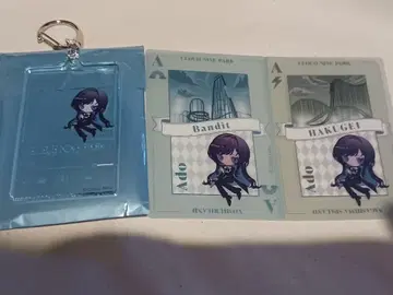 Ado 클라우드 나인 파크 아크릴 키링 클리어 카드 3종 세트