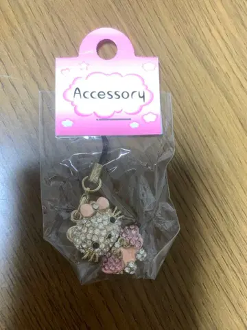 헬로키티 산리오 스트랩 키링 스톤