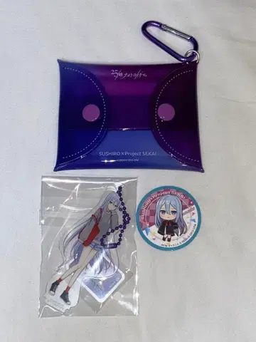 프로세카 요이사키 카나데 스시로 콜라보 멀티 파우치 아크릴 스탠드 피크