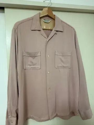 50s PILGRIM 레이온 셔츠 '핑크'