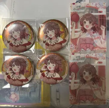 학원 아이돌 마스터 학마스 하나미 유메 굿즈 세트