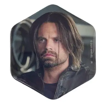 [썬더볼츠] 육각형 캔뱃지 (버키)