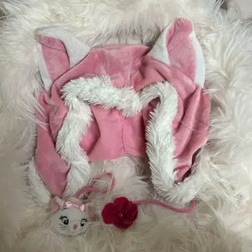 마리 퍼 팬캡 핑크