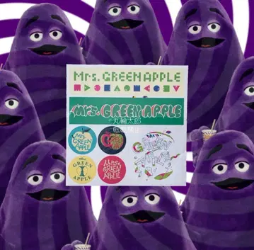 Mrs. GREEN APPLE MGA 로고 씰