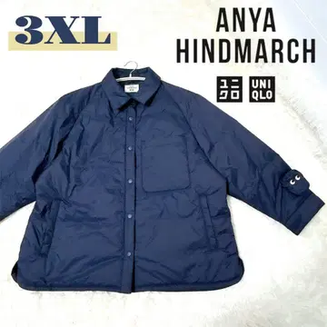 빅 사이즈 ANYA HINDMARCH UNIQLO 다운 자켓 3XL