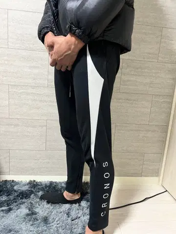 CRONOS 조거 팬츠 블랙 그레이