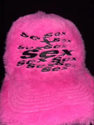Sex fur cap pink archive y2k oops