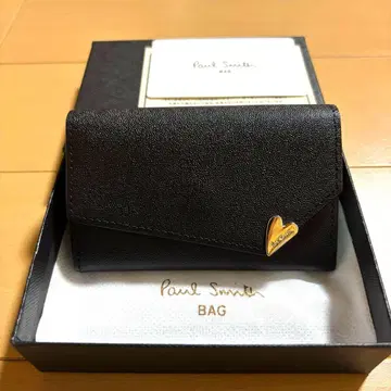 Paul Smith 현행 모델 명함지갑 러브레터 블랙 블랙 거의 미사용