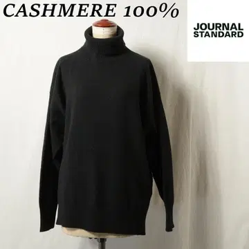 저널 스탠다드 캐시미어 100% 니트 스웨터 / 블랙