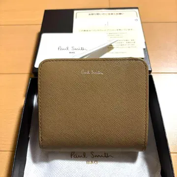 Paul Smith 접이식 지갑 아티스트 스트라이프 풀러 그레이지